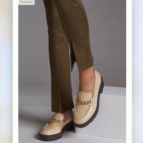 Anthropologie | Avec Les Filles Slit-Front Sueded Leggings Size XS - Picture 2 of 8